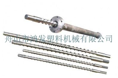 Extruder barrel screw 